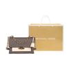 Michael Kors Mk Cece Color Block Chain Flap Crossbody Bag Women Bags Brown Soft-Pink 30T9G0EL2B266