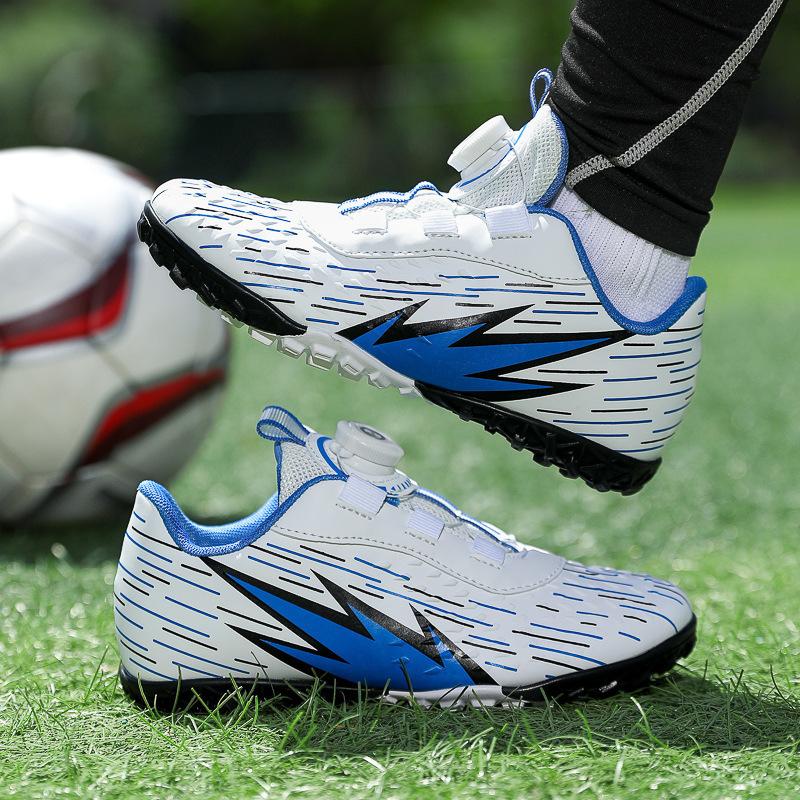 2025 Training New Student Football Shoes Children's Broken Buttons Spring and Autumn Boys Nail Children's Men's and Women's Rotating Price