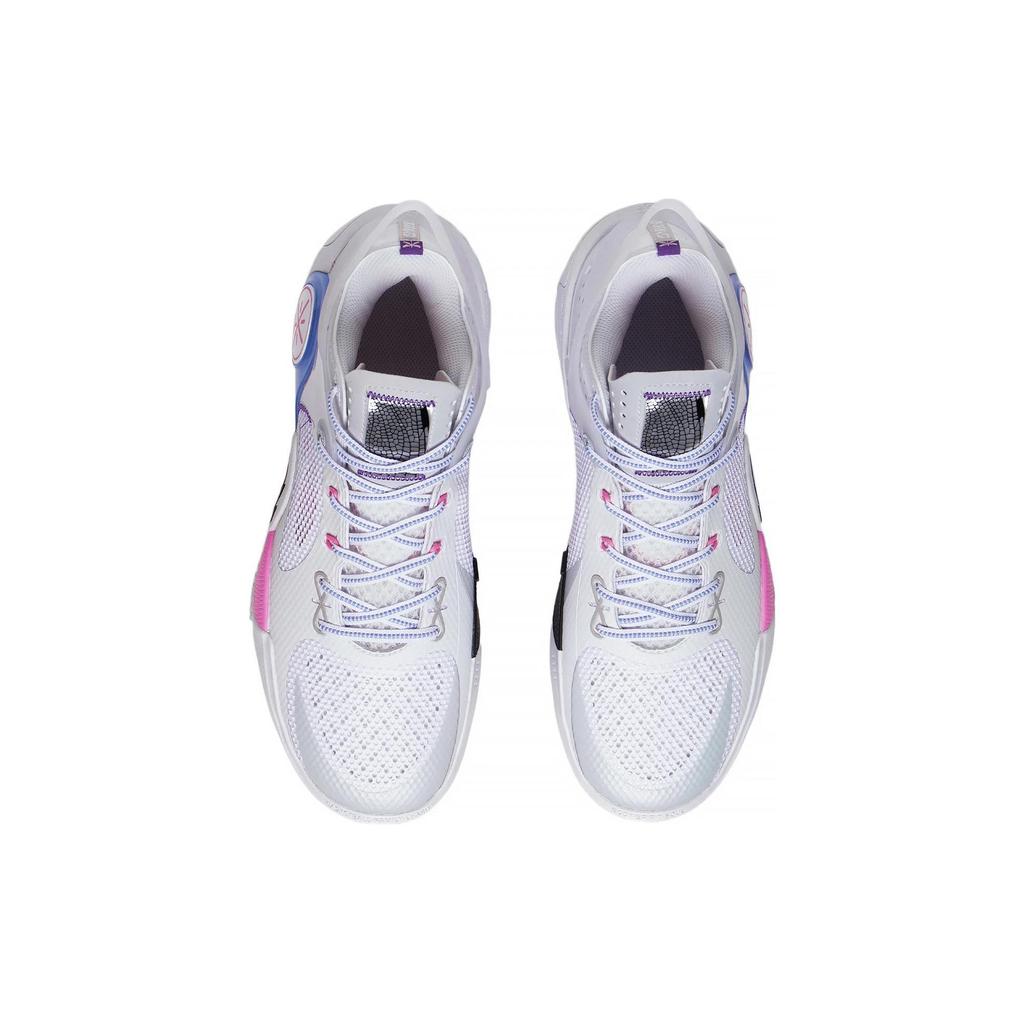 Li Ning Wade Fission 8 Textil Cómodo, Cuero Sintético, TPU Amortiguación Antideslizante Resistente a la Abrasión Caña Baja ABPT029-11