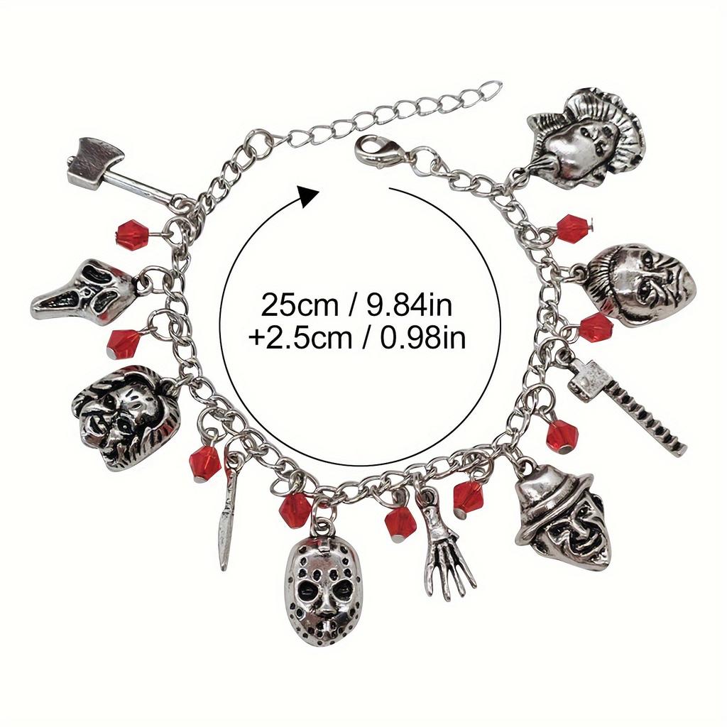 JYL TS Bracelet Halloween  Horror Charm Adds Mystery & Bold Energy