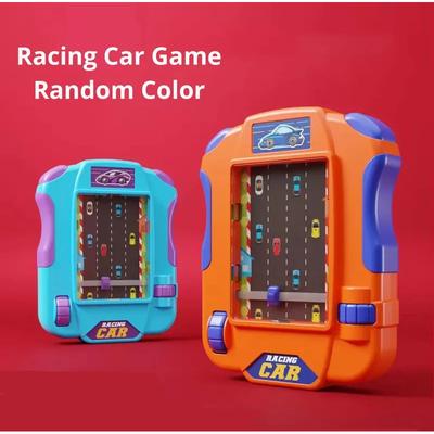 Model Manual Race Car Game Kids Palm Size Handheld Travel Adventure Racing Toy Simulate Driving Non-Electric Gift