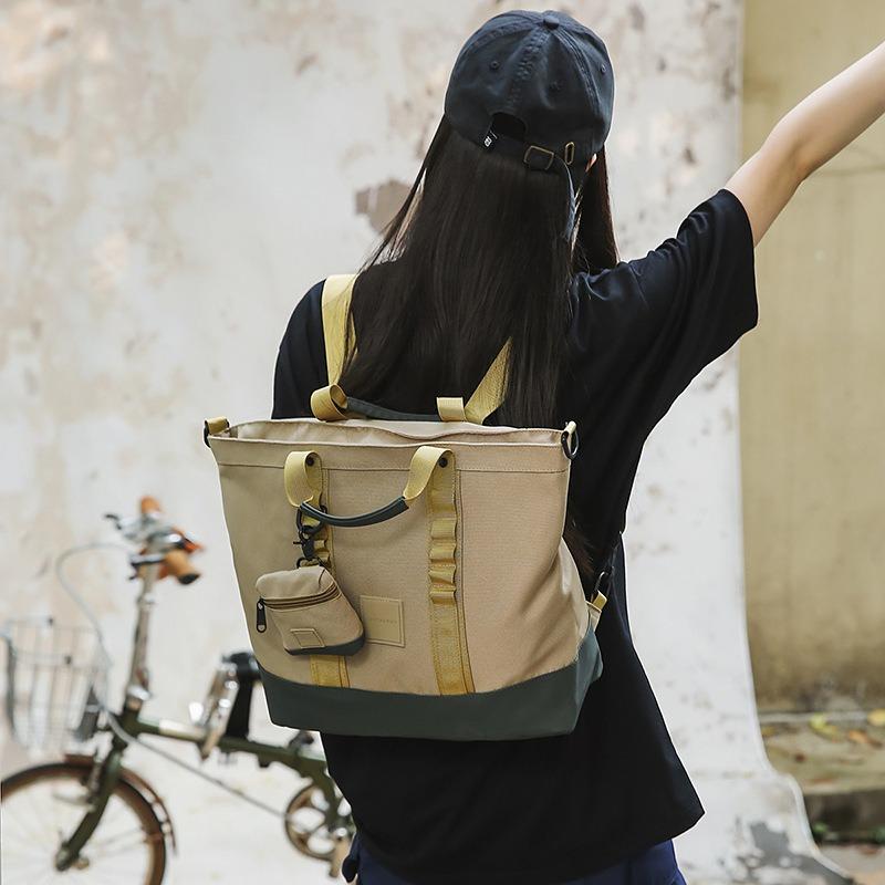 Backpack women's new women's large-capacity laptop bag men's and women's briefcase schoolbag commuter backpack