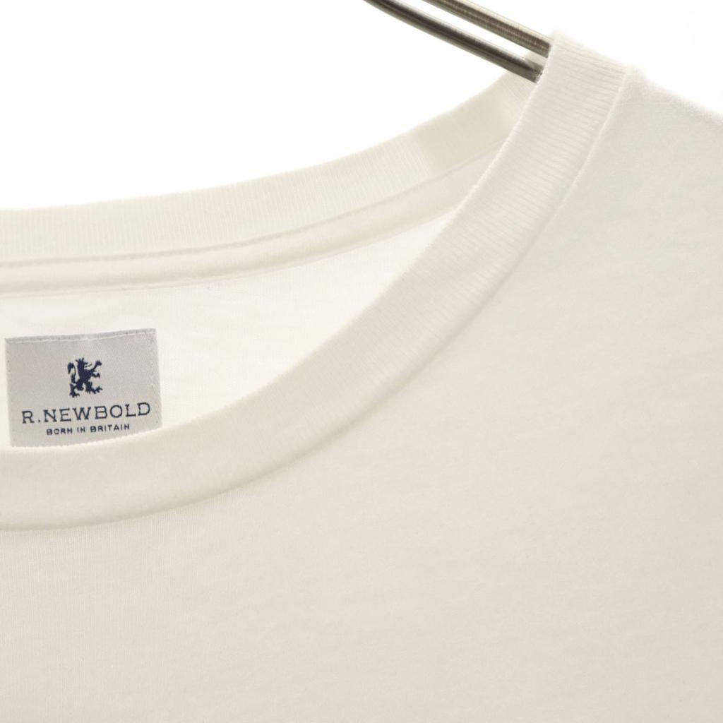 R.NEWBOLD Kurzarm T-Shirt L Weiß Herren Gebraucht