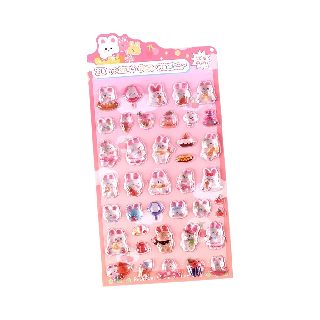 Cartoon Animal Sticker for Kid Craft Scrapbooking Journal Planner Phone Case Children Motivational Sticker for Rewarding