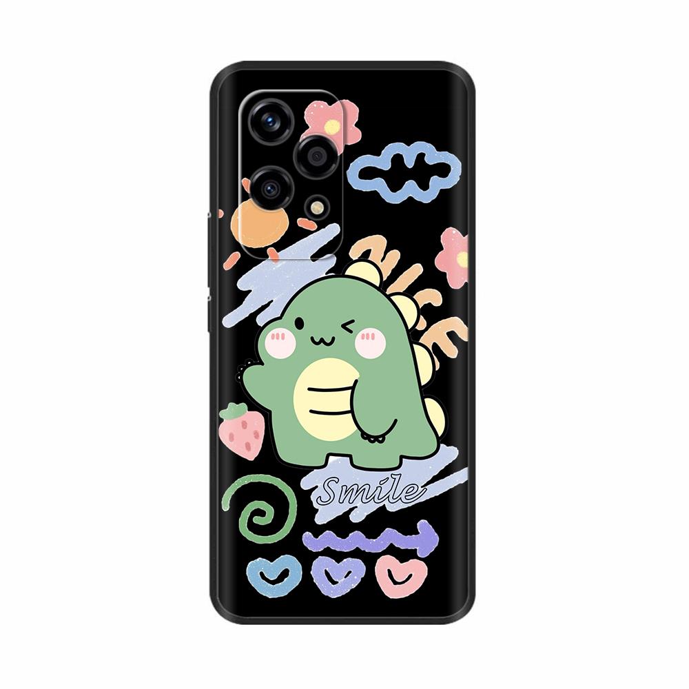 For Honor 200 Lite Case Cute Panda Flower Painted Soft Silicone Phone Cover For Honor 200 Lite 5G Cases For Honor 200Lite Covers