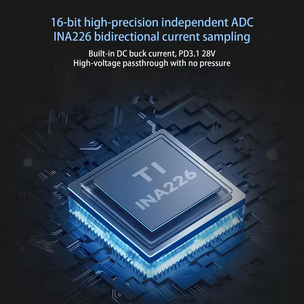 USB Power Meter PD Tester Digital Multimeter Current Tester Voltage Detector DC 36V 6A 3.1 Type-c