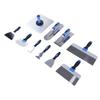 11Pcs Concrete Trowel Set Masonry Hand Tool for Finishing Bricklaying Plastering Stainless Steel Spatula Scraper Tray