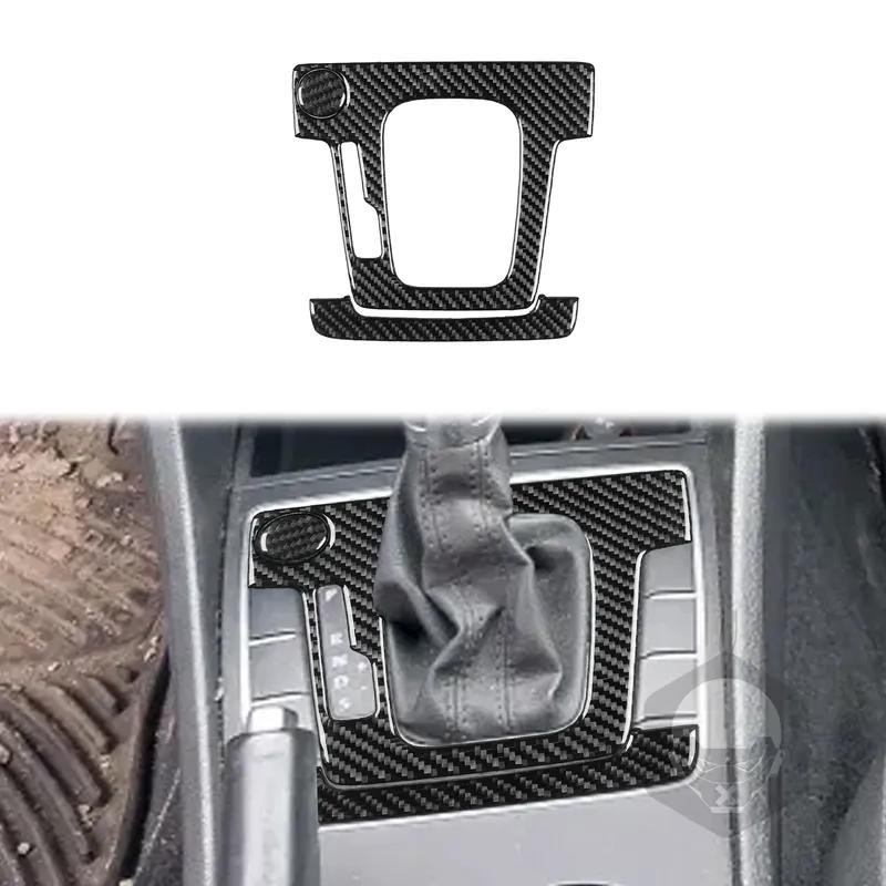 For Volkswagen VW Passat NMS B7 2012- Car Accessories Carbon Fiber Gear Shifter Panel Interior Trim Sticker Modification