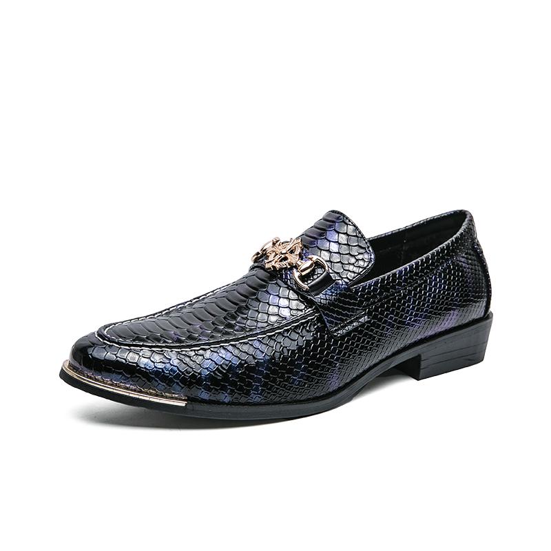 Brytyjski Styl Szpiczaste Mokasyny Luksusowe Buty Bankietowe Męskie Buty z Naturalnej Skóry Miękkie Podeszwy Wygodne Męskie Buty Płaskie