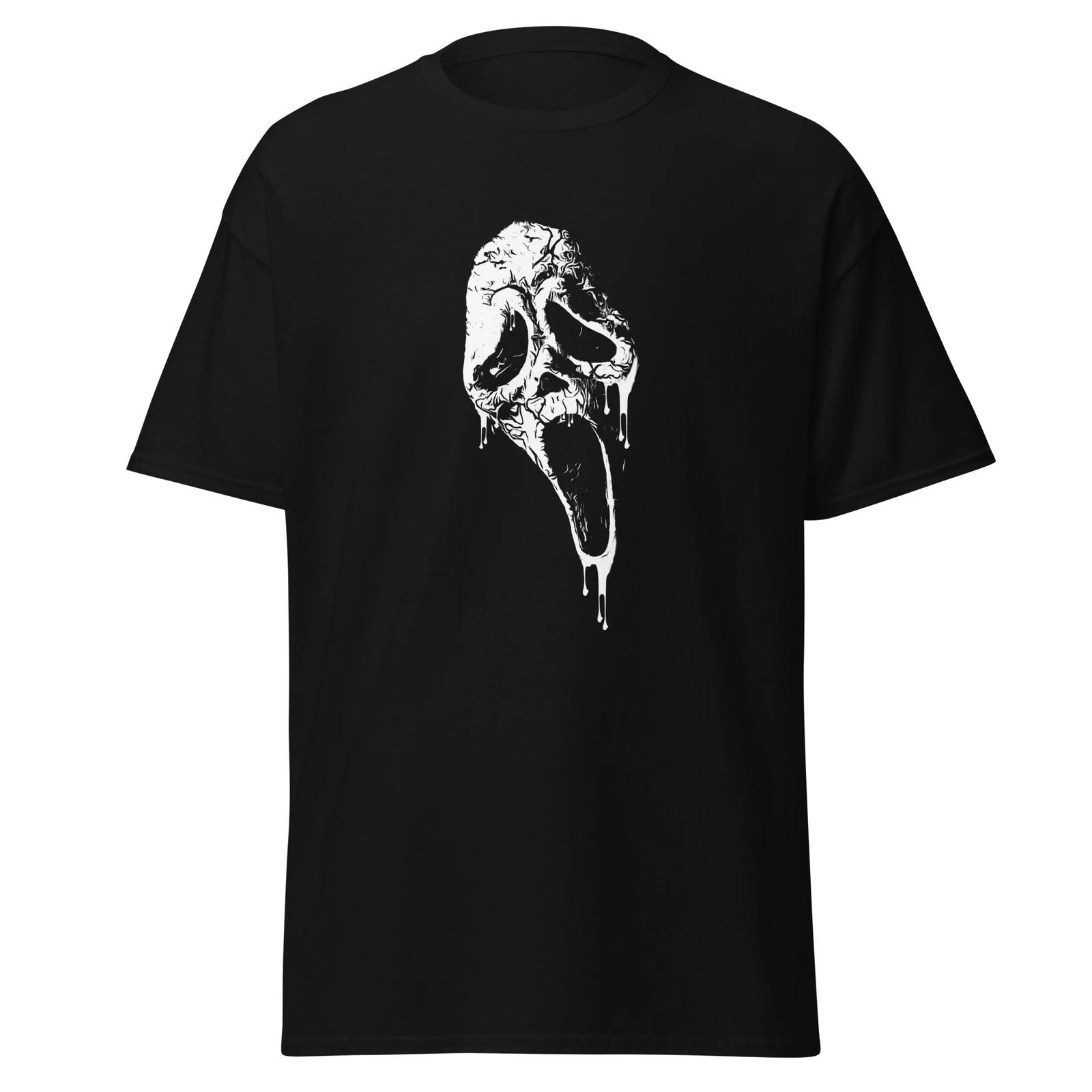 Men s and Women s T-shirts Ghost face Scream mask shirt 90s horror shirt XL