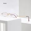 Men's Frame Reading Glasses Retro Round Silver Anti Blue Light Presbyopia Optical Eyeglasses With Diopters +1.0+4.0