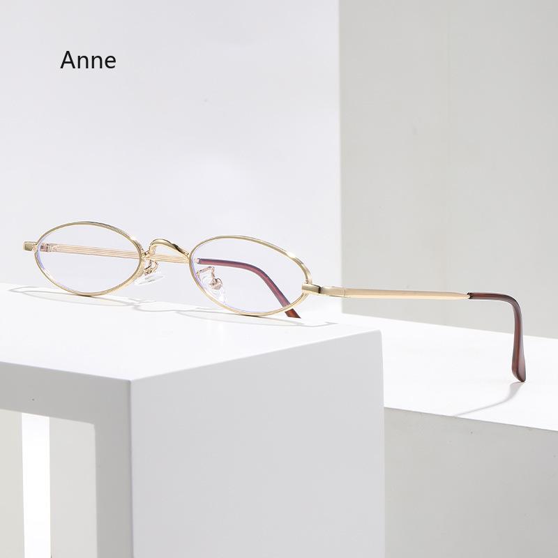 Men's Frame Reading Glasses Retro Round Silver Anti Blue Light Presbyopia Optical Eyeglasses With Diopters +1.0+4.0