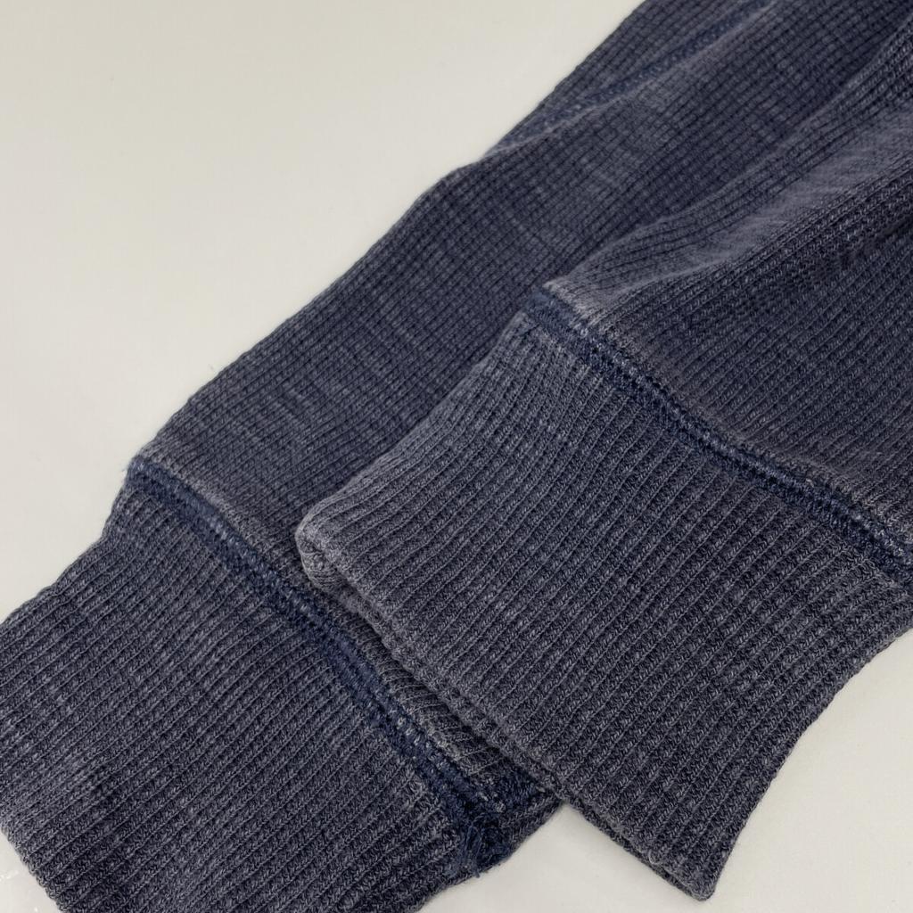 RRL Navy Cotton Thermal Long-sleeved T-shirt Tops M NavyUsed