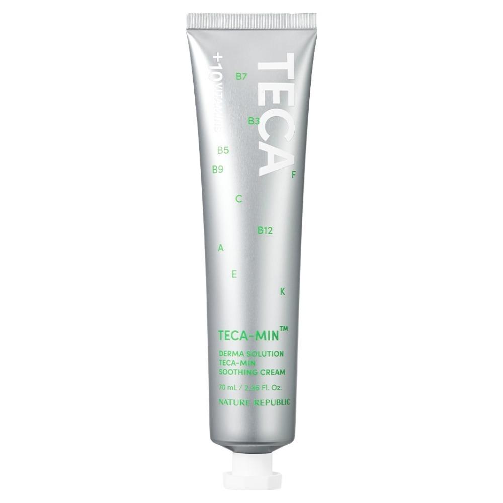 

Nature Republic Derma Solution Tecamine Soothing Cream 70ml - Calming & Hydrating Facial Moisturizer