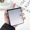 For Samsung Z Flip  7 Leather Case Ring Holder Gradient Laser Cover For Samsung Galaxy Z Flip 4 3 Z flip  6  Phone Case