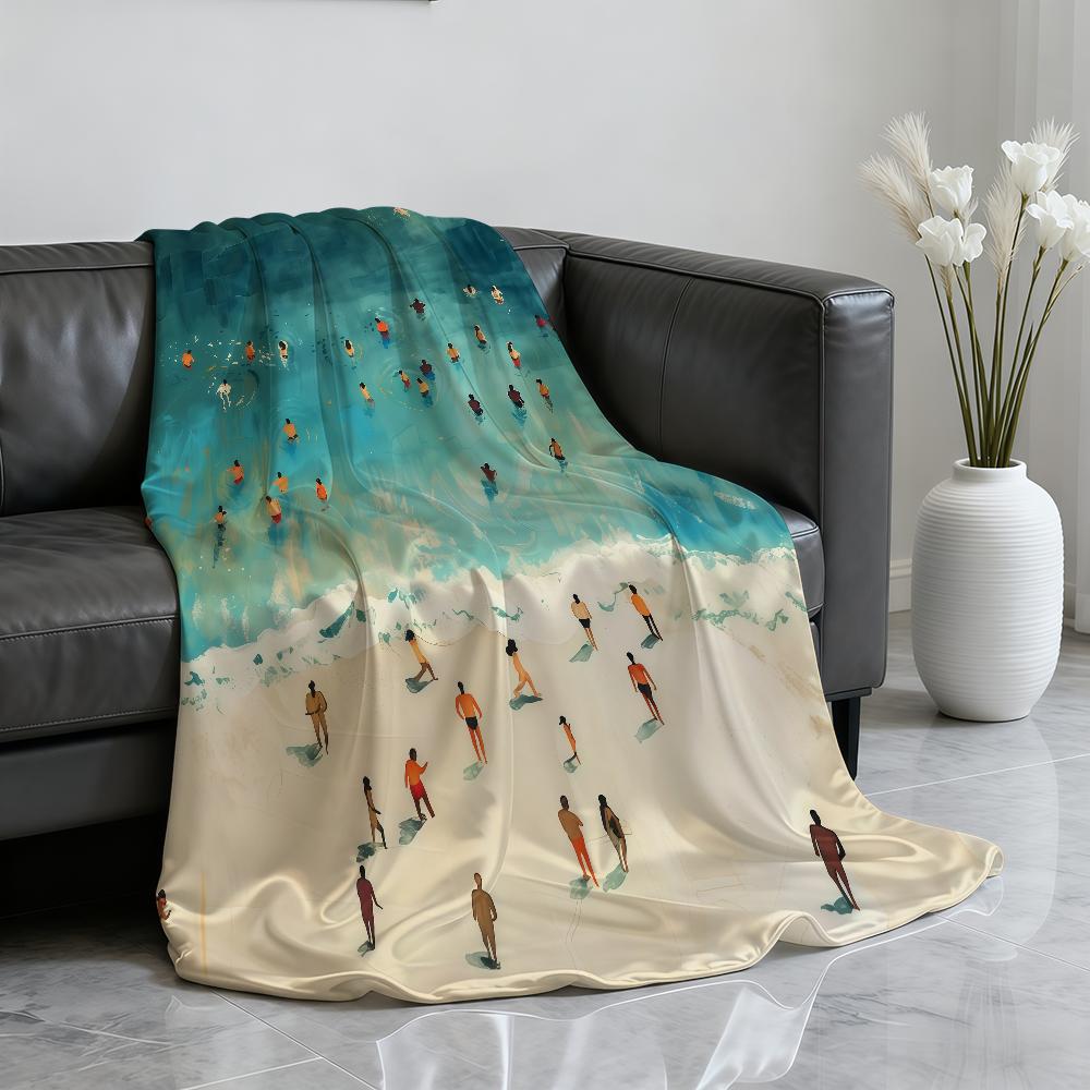 S Sommer Bösewicht S Schwimmdecke Für Weiche Überwurfdecke für Picknick Bett Sofa Haus Schlafzimmer Gemütlich Warm Bequem