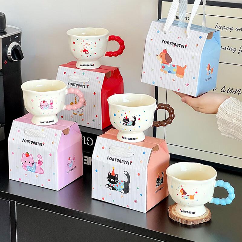 Ceramic Cartoon Mug Gift Set
