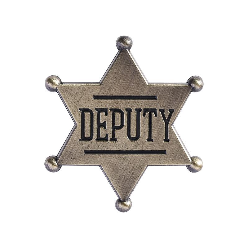 SUNSET DEPUTY Emaille-Pins Custom SARSAPARILLA Rollenspiel-Broschen Anstecknadeln Kleidung Schmuck Geschenk für Freunde