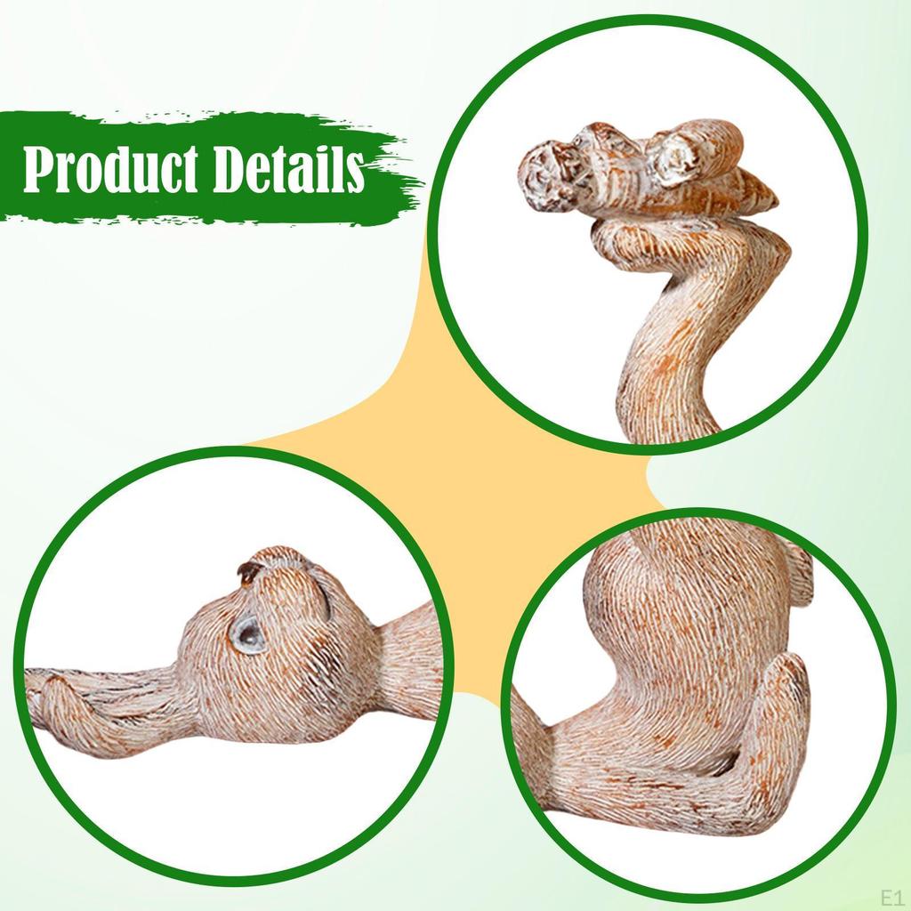 Figurine Made of Resin, Artistic Statuette, Charming Spring Decoration, Animal Sculpture, Table