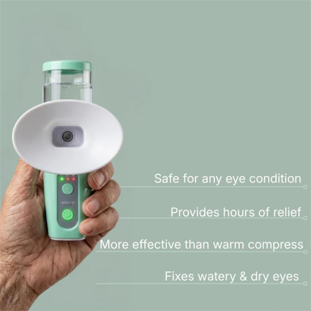 Eye Steamer,Dry Eye Steamer Heat & Hydration Technology Eye Steam Wand, 5-Minute Fast Relief For Dry/ Eyes, Portable USB-Rechargeable