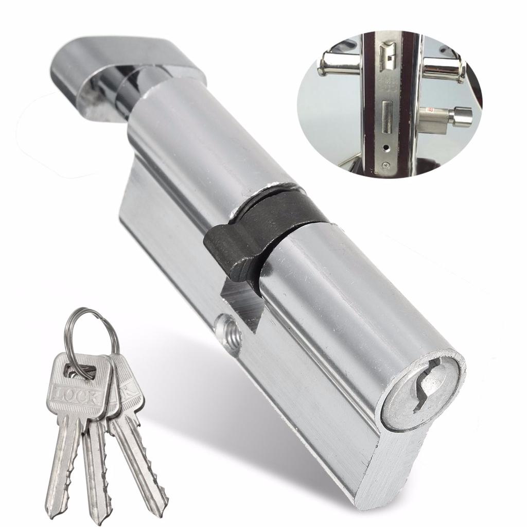 Buy AntiTheft Lock Stainless Steel Door Knobs Lock Handle Entrance Security Entry W/ Key at