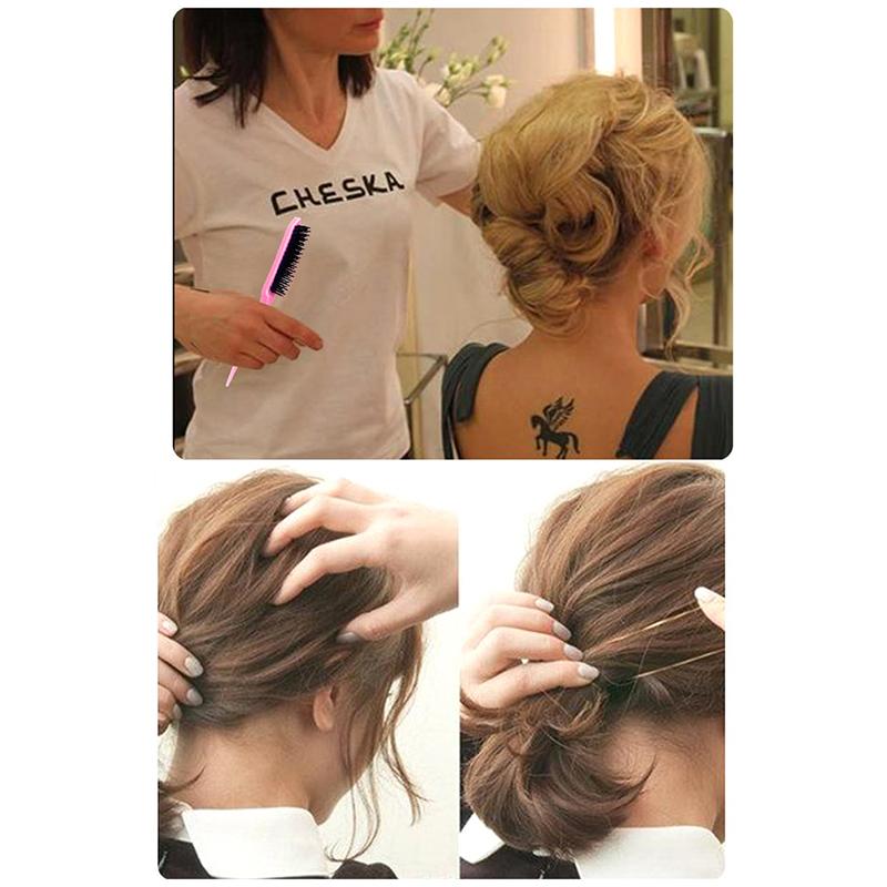 3Pcs/Set Double Sided Edge Control Hair Comb Hair Styling Hair Brush Tool