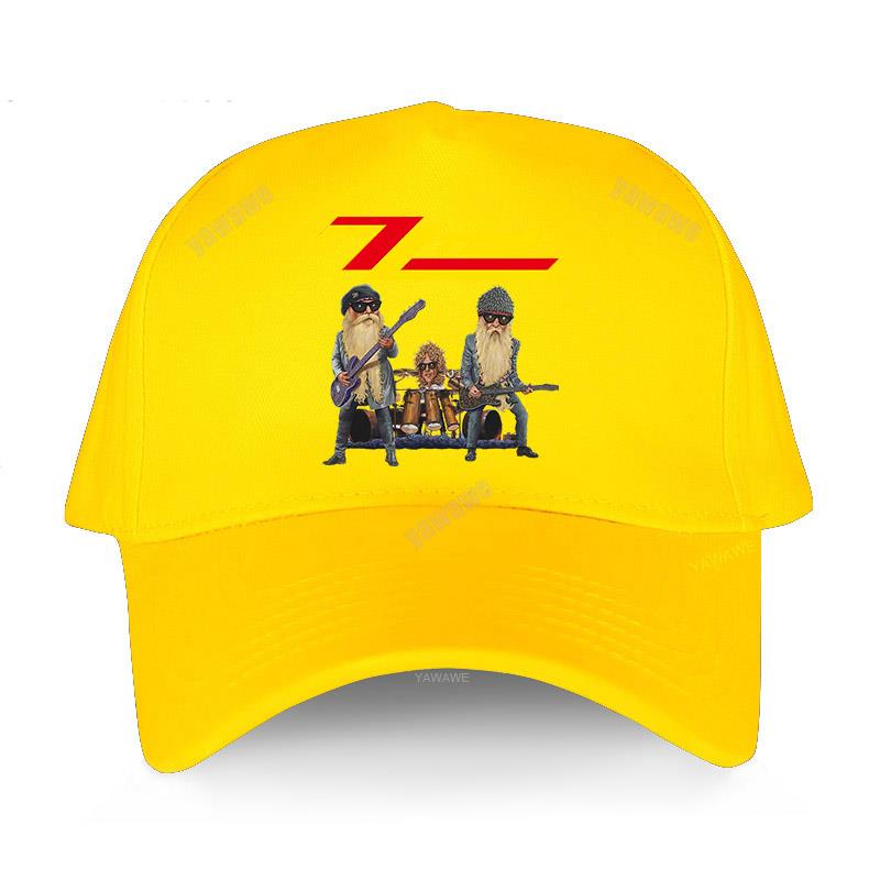 Latest Design Baseball Caps Luxury Brand Hat for Men ZZ Rock Band Adult Popular Sport Bonnet Women Cotton Casual Adjustable Cap