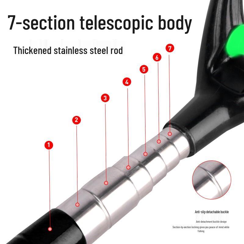 Xionghuo Stainless Steel Fishing Rod Holder with Ground Insert
