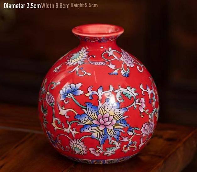 Antique Blue and White Chinese Porcelain Vase - European & American Handicraft for Flower Arrangements