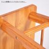[SPobeap] Square Stool, Height 24-39cm, Made of Natural Bamboo, Chair, Flower Stand, Step Stool, Children's Chair, Entryway, Lightweight, Easy to Carr