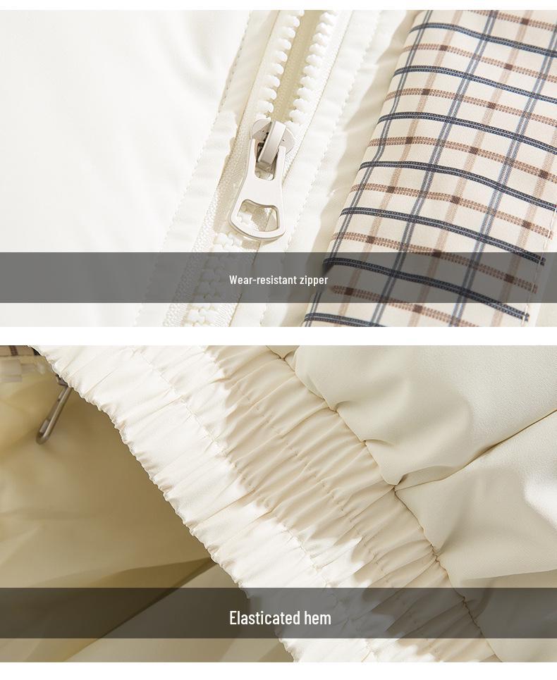 Men's 2025 Winter Korean-Style Thickened Cotton Jacket - Faux Two-Piece Design, Trendy and Warm.