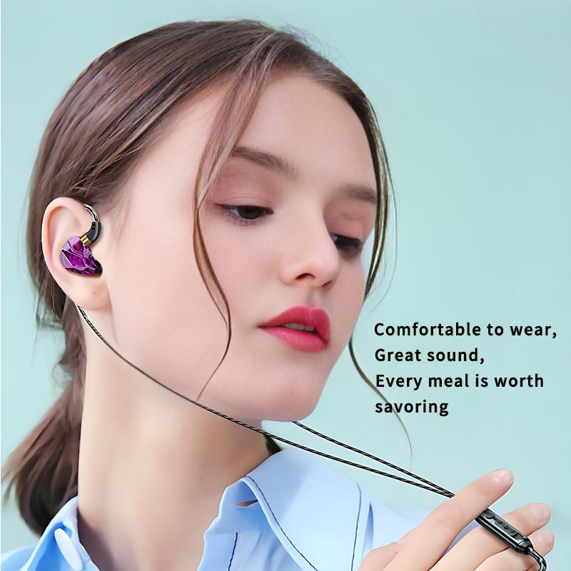 Digital Chip Wired Earphones 3.5 Mm AUX/Type C 9D HIFI Heavy Bass In-Ear Headsets With MIC Headphone For Samsung Huawei Xiaomi OPPO iPad PC