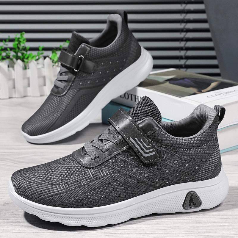 Walking Shoes 2023 Autumn New Comfortable Lightweight Soft Soled Men's Shoes for Middle-aged and Elderly Couples Sports Shoes