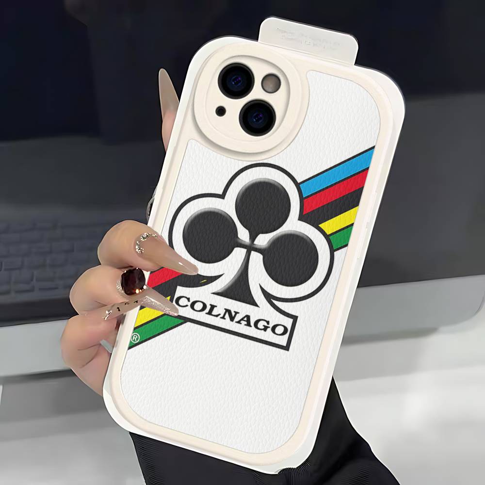 

Fashion Cyclings C-Colnagos Leather Phone Case For Iphone 16 15 14 Plus 13 12 11 Pro Max Case iphone 11
