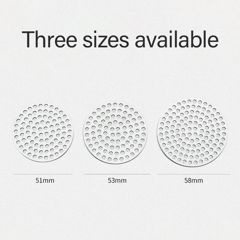 51/53/58mm Reusable Coffee Puck Screen Stainless Steel Espresso Filter For Portafilter Barista Accessories KFGL02