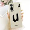 For Xiaomi Redmi A7 Pro 2026 Lucky Initial Letter Phone Case For Redmi A7Pro Soft Silicone Cases Bumpers