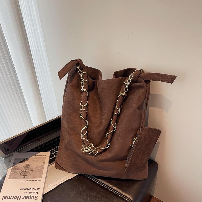 Casual Large-capacity Bag Women's New High-end Retro Messenger Bag Commuter Shoulder Tote Bag