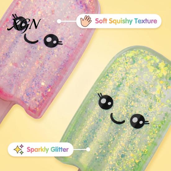 Stress Relief Squeeze Toy 6Pcs Ice Cream Ultra Soft Slow Rise Sensory Fidget Toys for Anxiety Party Favors