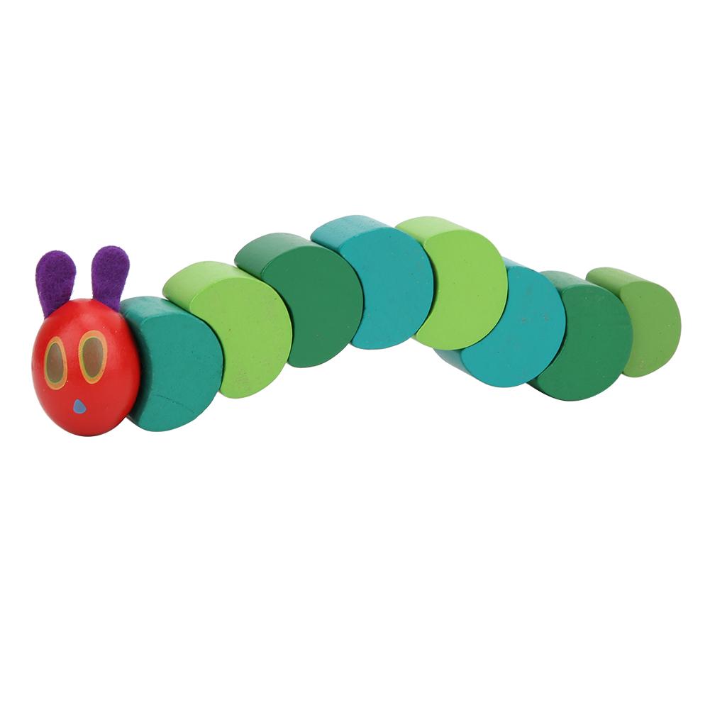 

5PCS Children s Wooden Worm Toy Hungry Caterpillar Early Education Blocks Toy