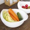 Fine Perforated Vegetable Basket Kitchen Rice Washing Basin Household Food Grade Plastic Drain Basket