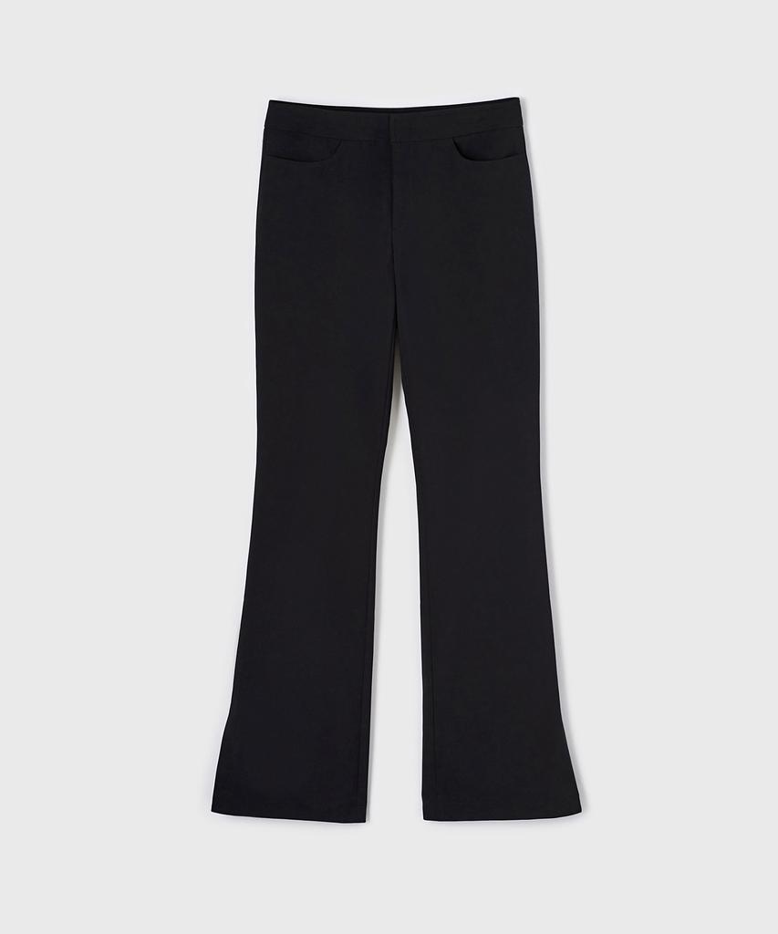 Yunse Sleek Flare Pants (Black)
