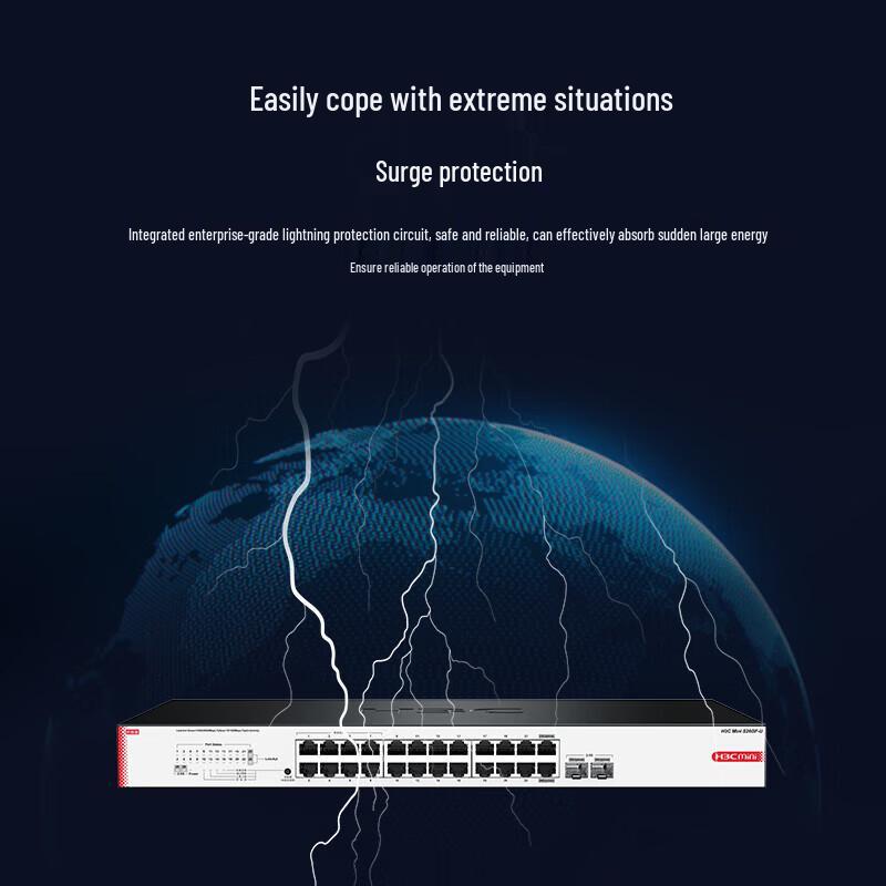 H3C S26GF-U 24-Port Gigabit Unmanaged Rackmount Switch