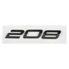 Auto 3D ABS Buchstaben Logo Aufkleber Für Peugeot 208 308 408 508 408X 508L 2024 2025 Auto Kofferraum Alphabet Emblem Abzeichen Aufkleber