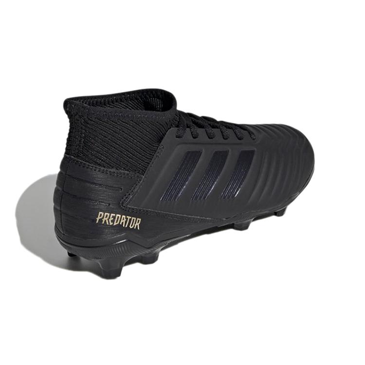 New Adidas Slip Resistant Anti Kick Cushioning Mid Top Soccer Shoes Obsidian Black Kids' G25794
