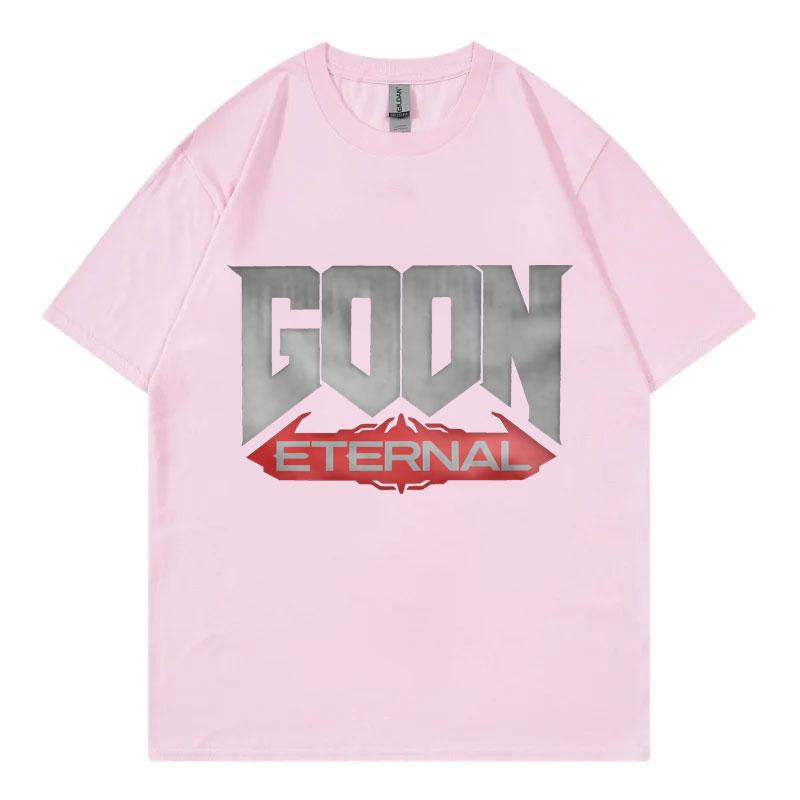 Goon Eternal Funny Meme T Shirt Men's Women's Fashion Vintage Short Sleeve T-shirt Summer Casual Loose T-shirts Y2k Streetwear