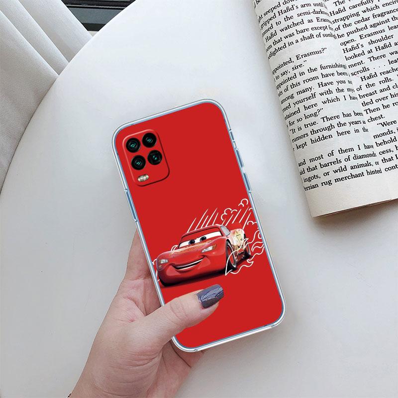 Cars Lightning McQueen Transparent Phone Case for Samsung Galaxy A04 A04S A14 A23 A34 A54 M23 M33 M52 M53