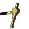 Manometro professionale per sgonfiatore rapido 2 in 1 per pneumatici 75 Psi con mandrino speciale per pneumatici fuoristrada di grandi dimensioni 4X4
