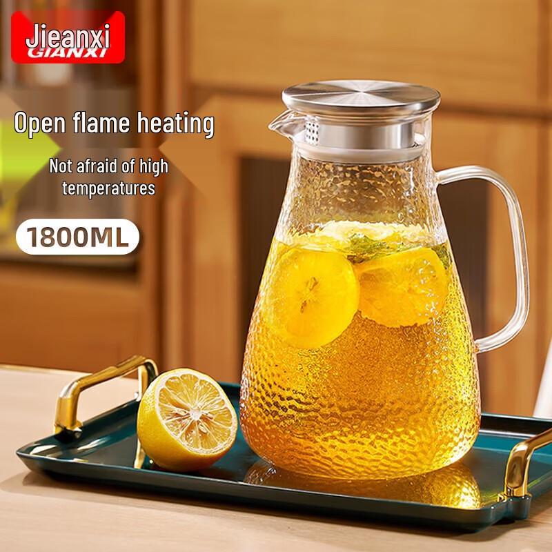 GIANXI Heat-Resistant Borosilicate Glass Cold Water Pitcher