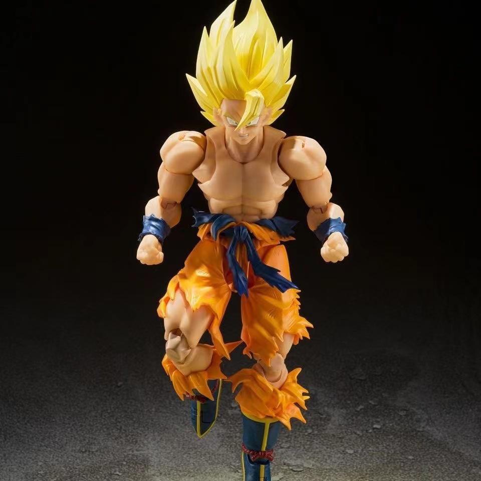 Anime Dragon Ball Z SHF Son Goku Articulated Action Figure Collectible Toys 17cm