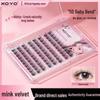 XOYO 5D Mink Glue-Free False Eyelashes - Baby Messy, Natural Layered Segmented Design